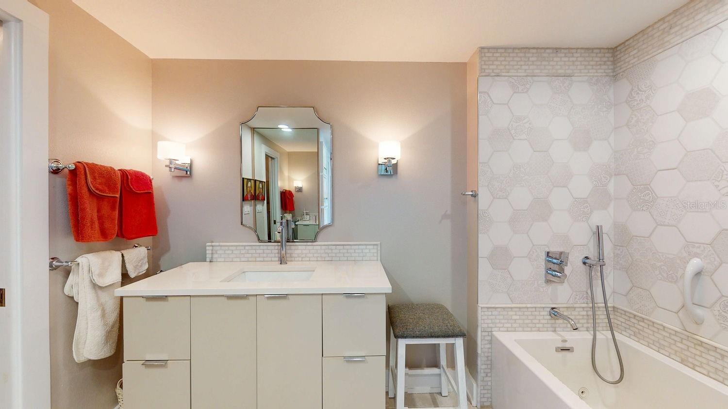 Primary Bedroom with en-suite bathroom & walk in closet