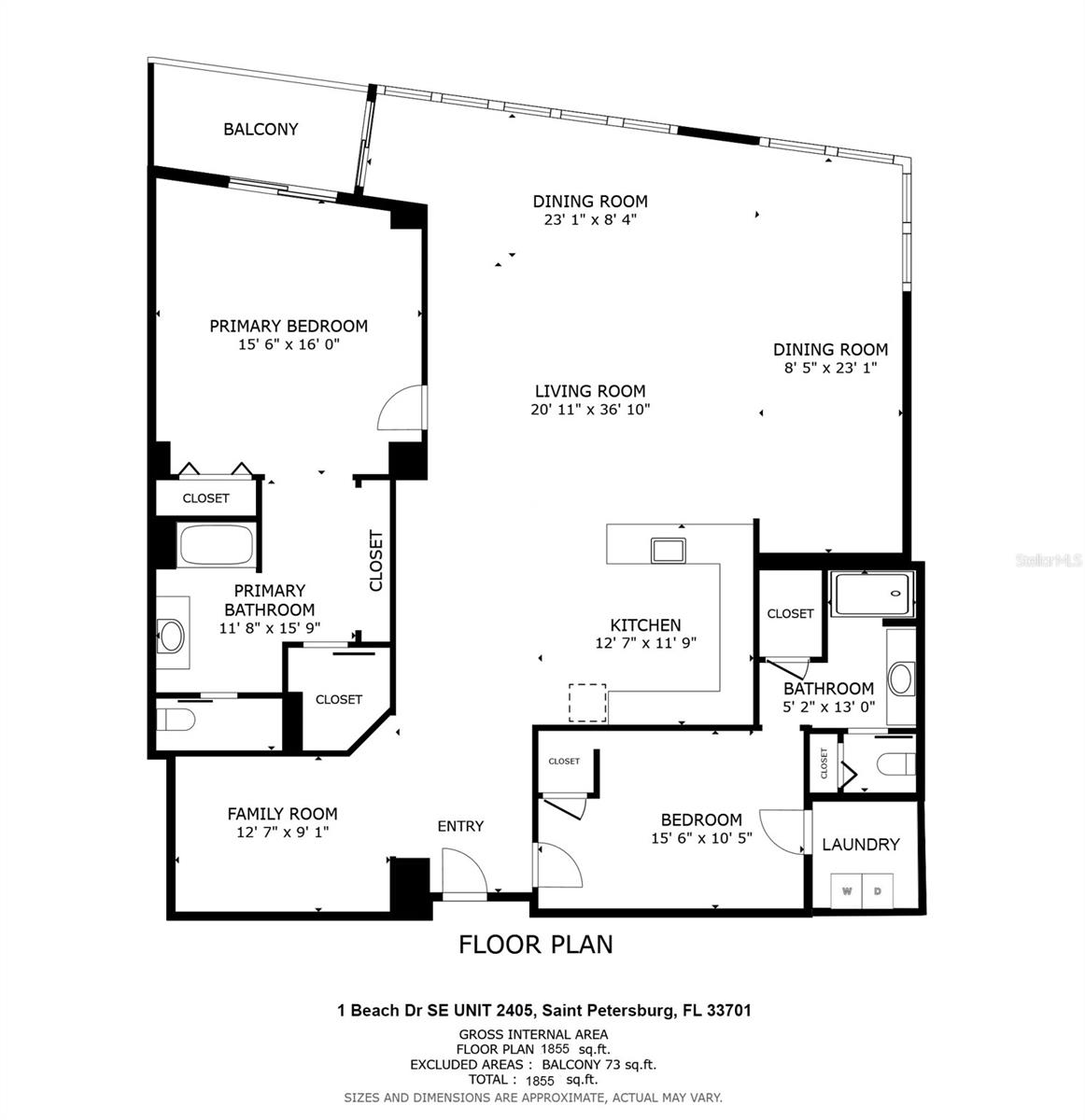 Unit floorplan