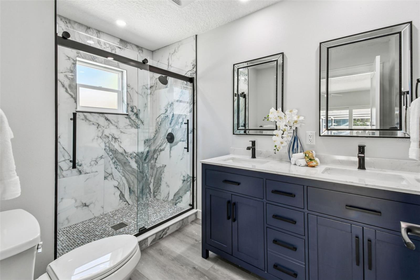 New primary bath is stunning!