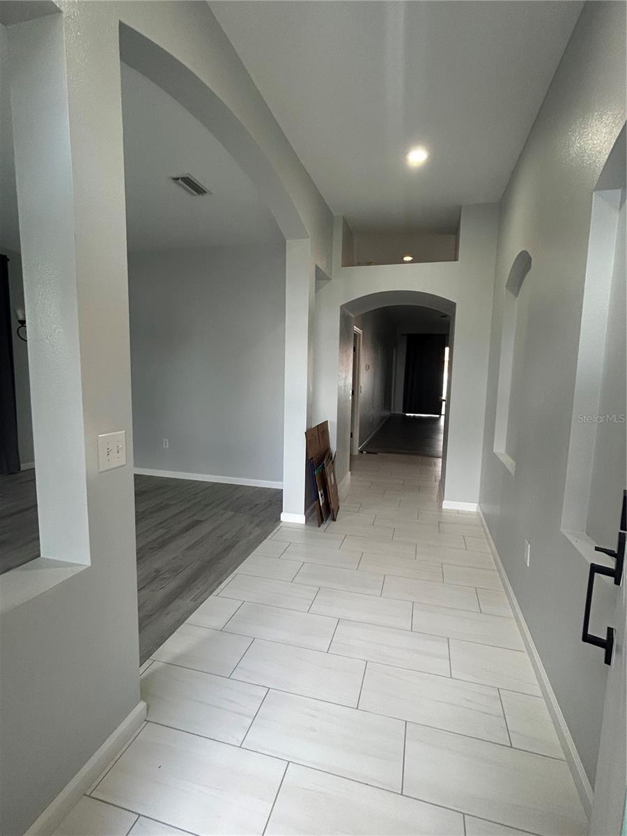 Front door looking in