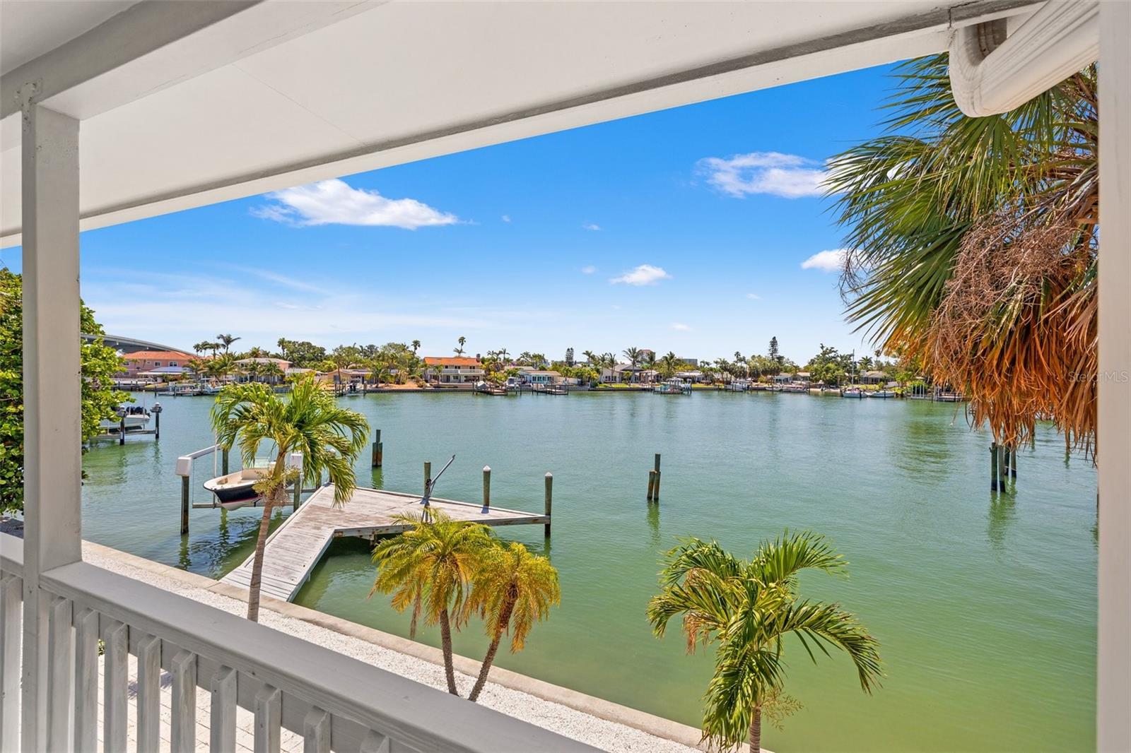 Stunning views from the living and dining room side of the porch
