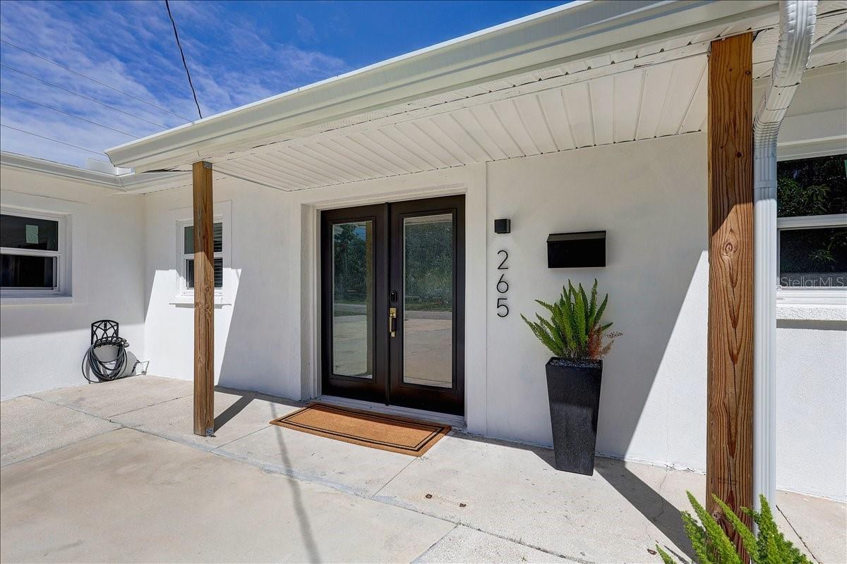 Double front doors