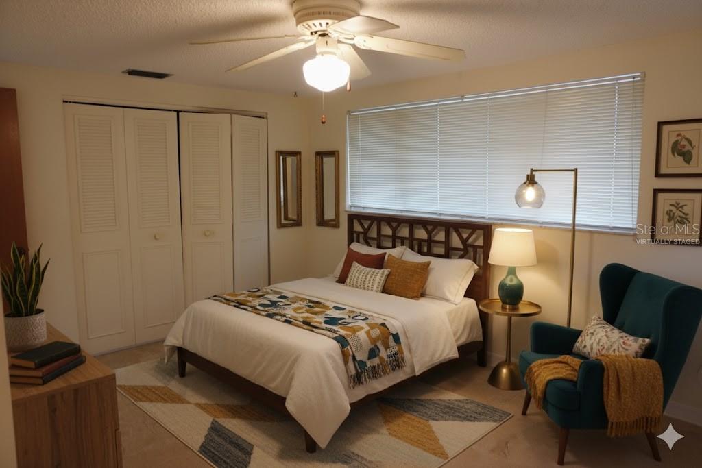 Virtually staged for visual purposes