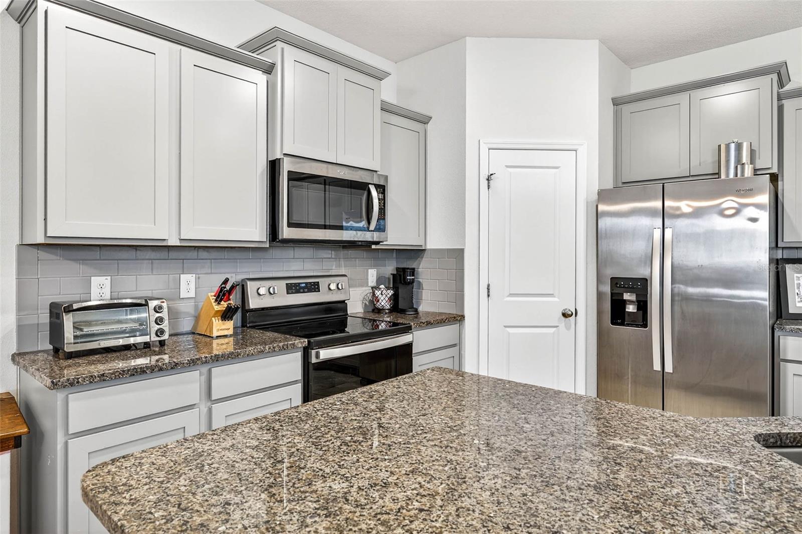 Closet pantry holds all your provisions.