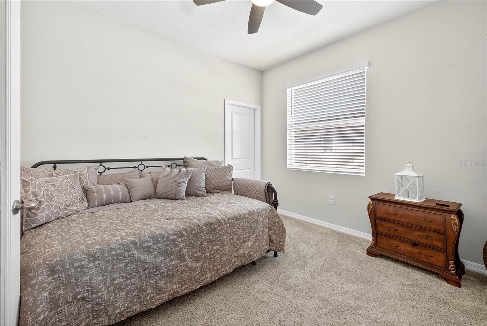 Bedroom 3 with walk-in closet can also be used as a flex/office space.