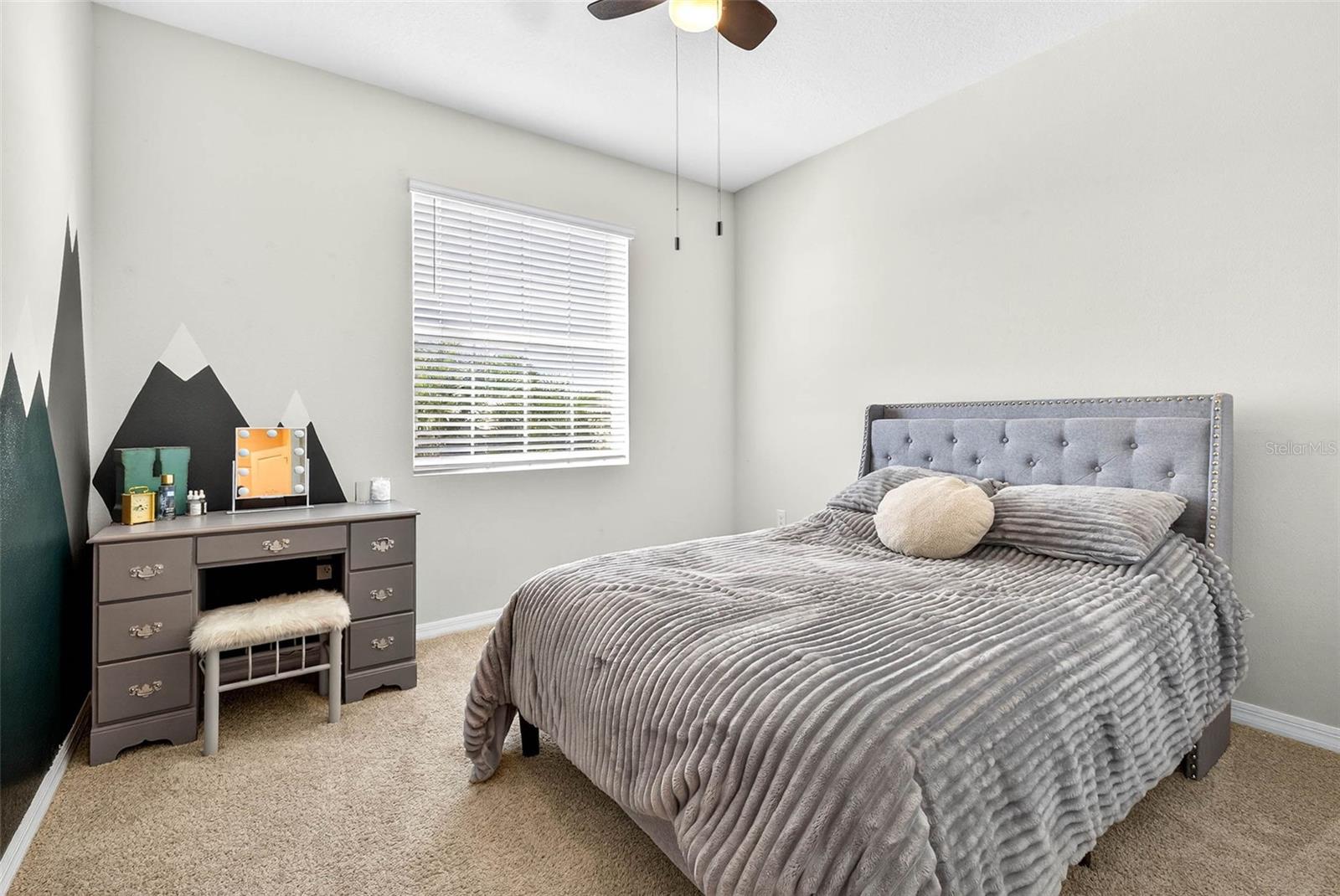Bedroom 2 with front view