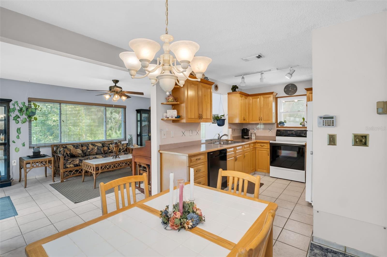 kitchen/fam rm view