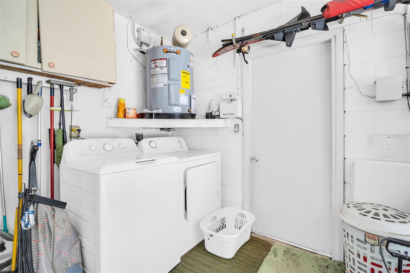 Laundry in garage