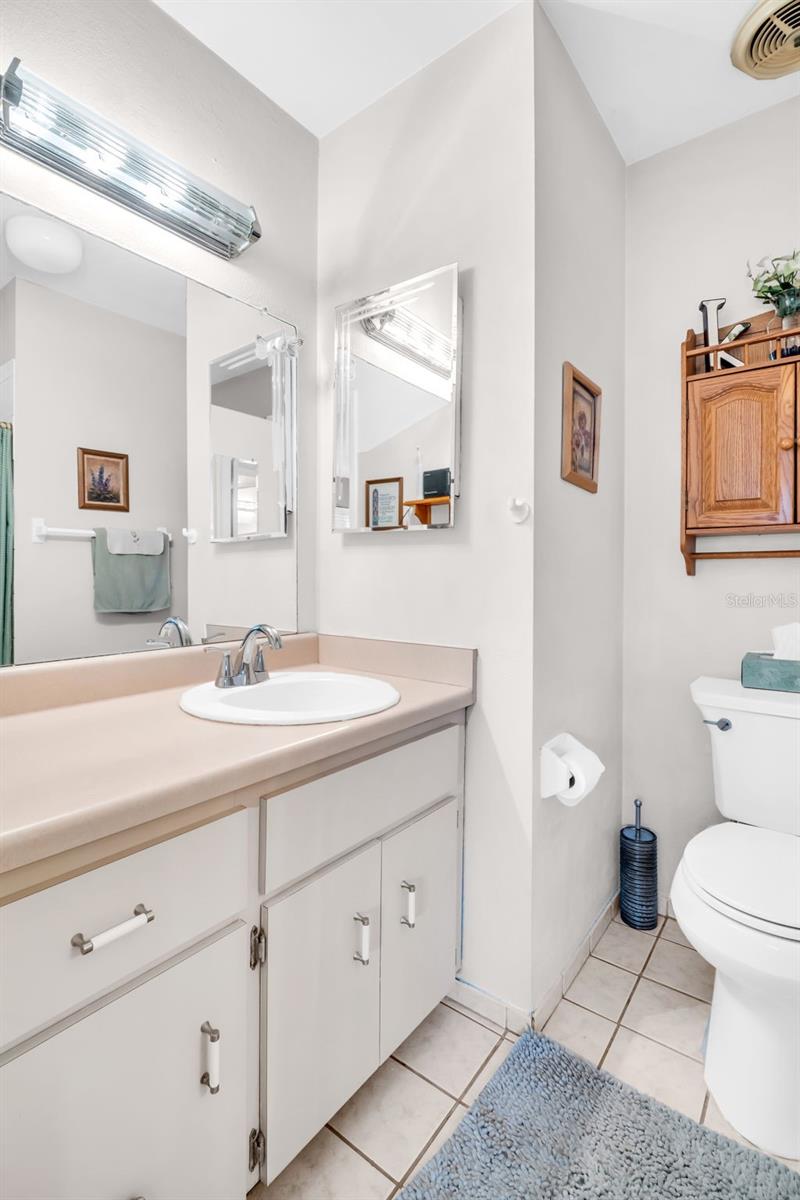 Primary Ensuite Bath with shower!