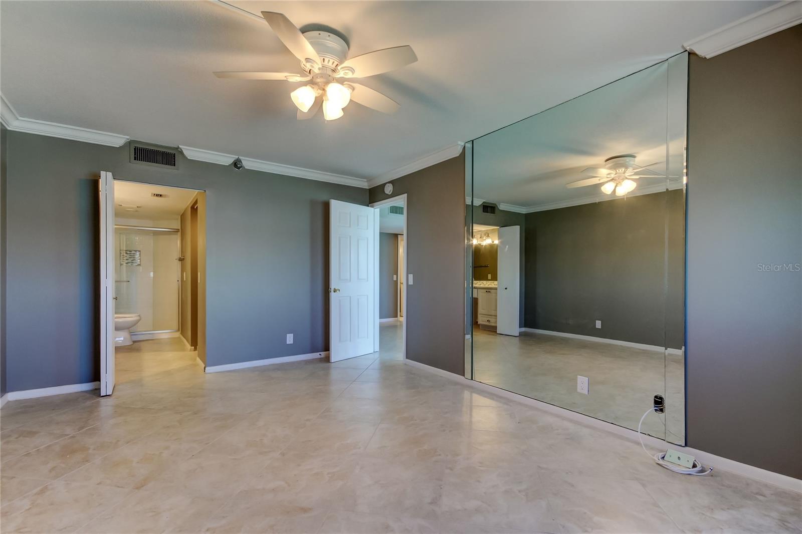 Master Bedroom with ensuite Bath and walk-in closet