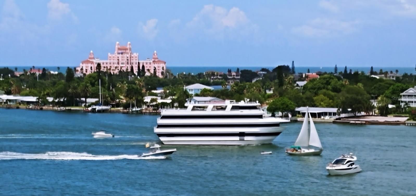 Enjoy the boat parade every day and fireworks from your balcony on special occasions