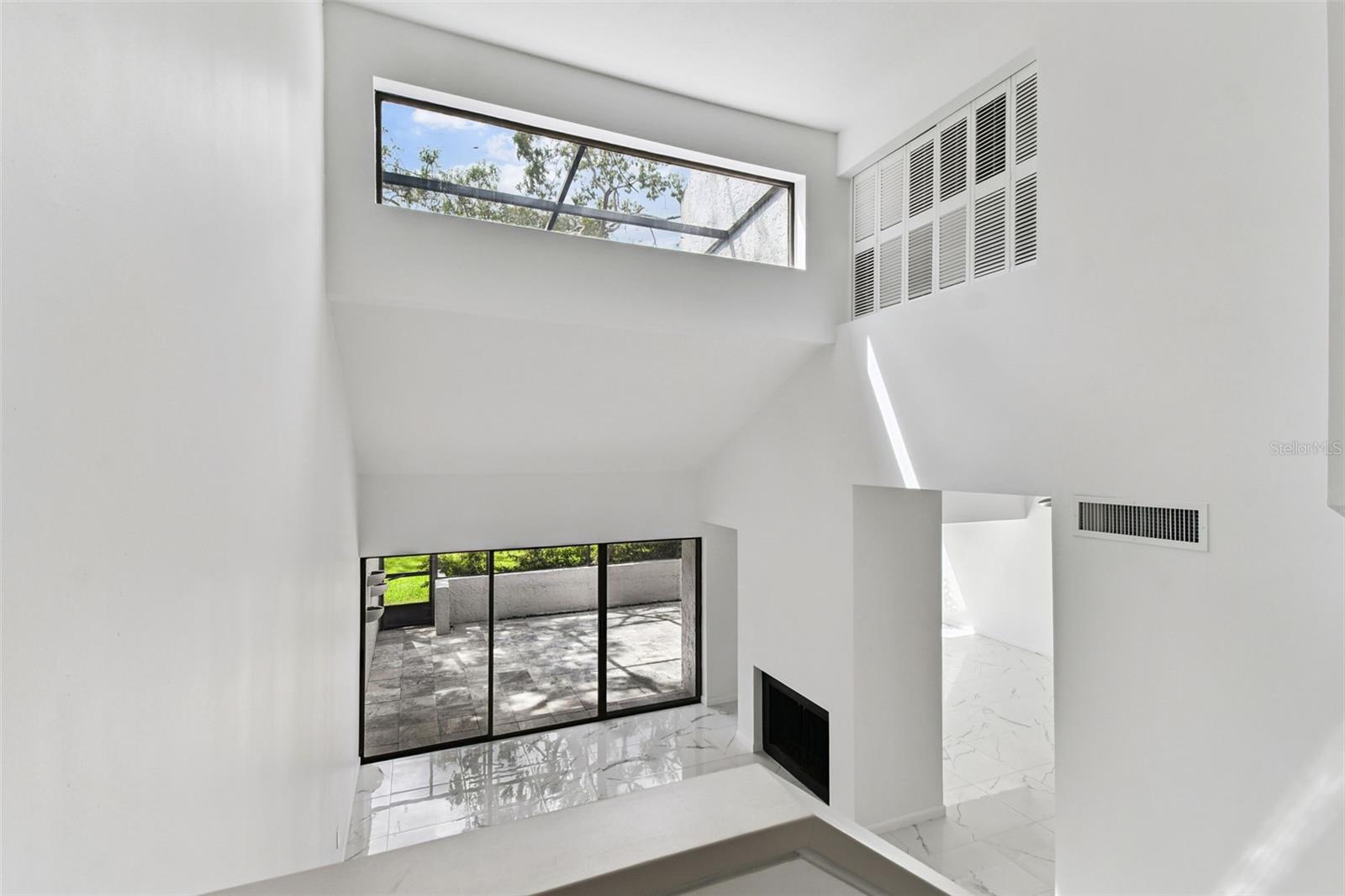 From the staircase
