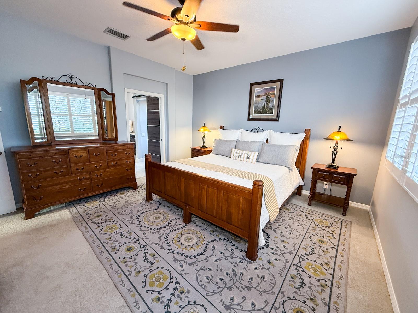 primary bedroom located on second level