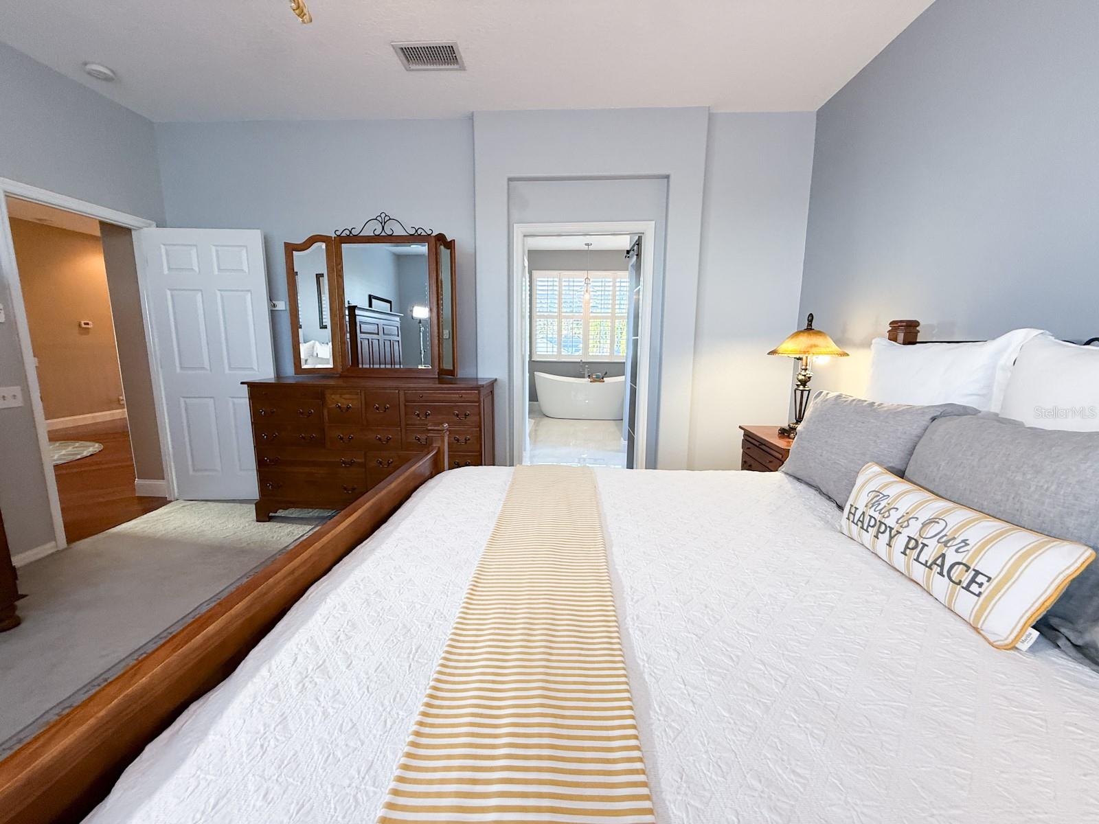 primary bedroom ensuite with fully updated bathroom