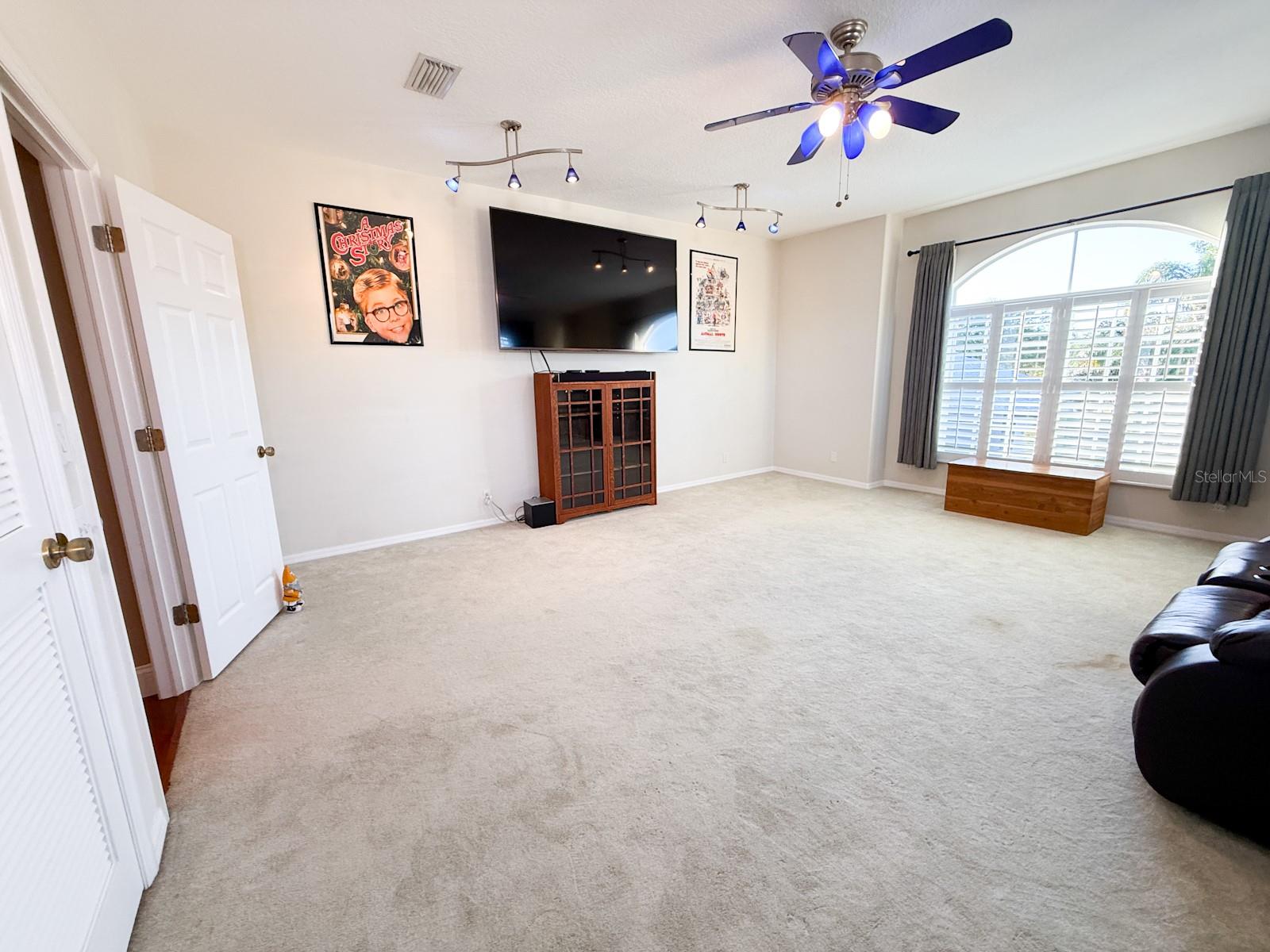 second level family room mancave media room