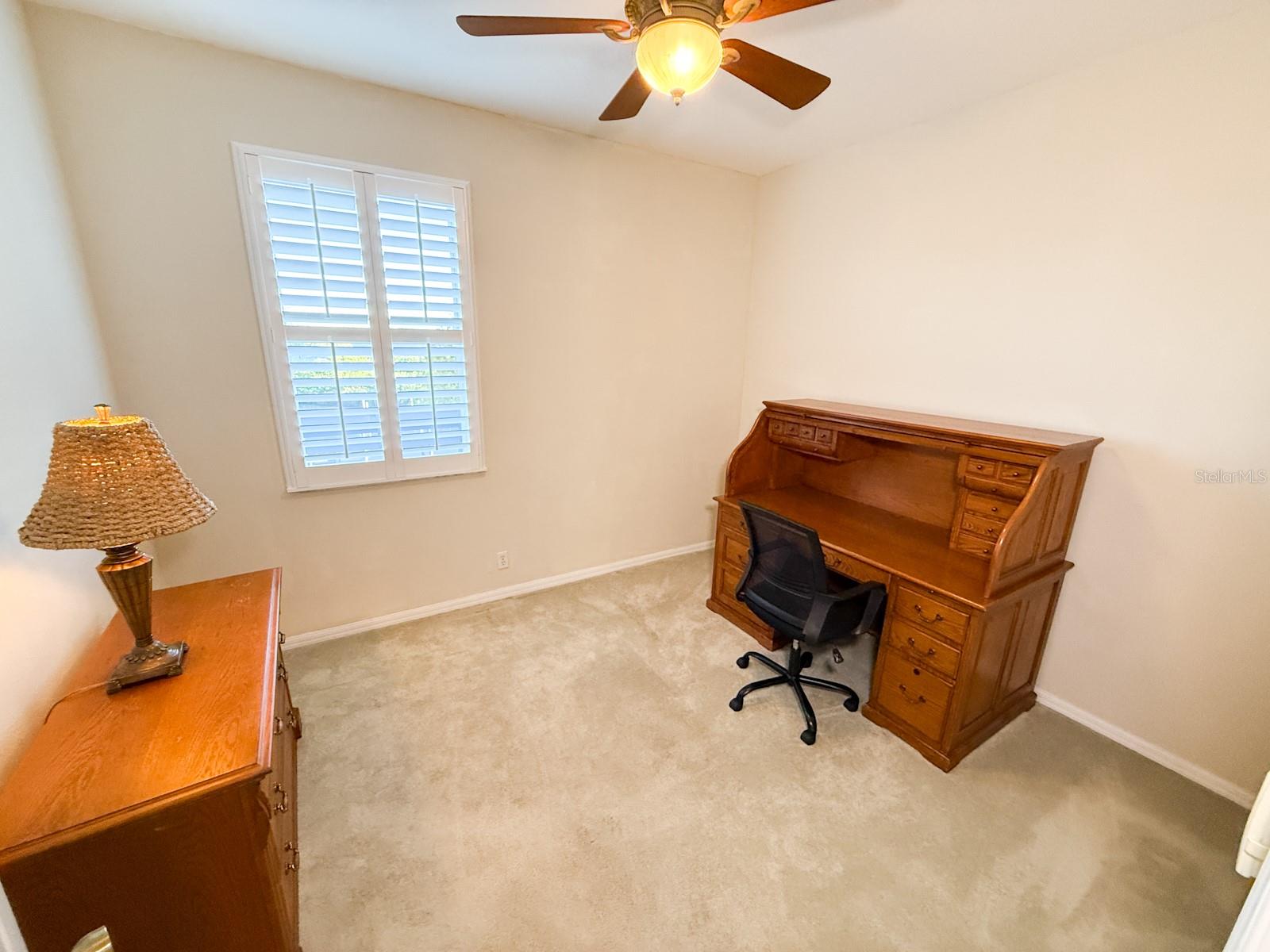 office on second level with water view