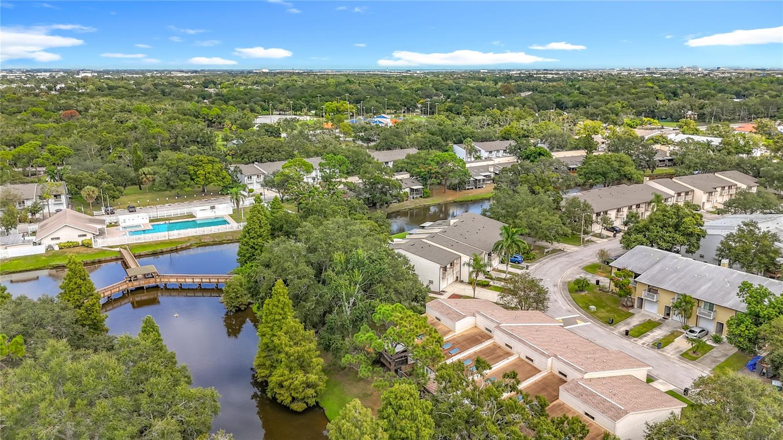 Pool and walking trails