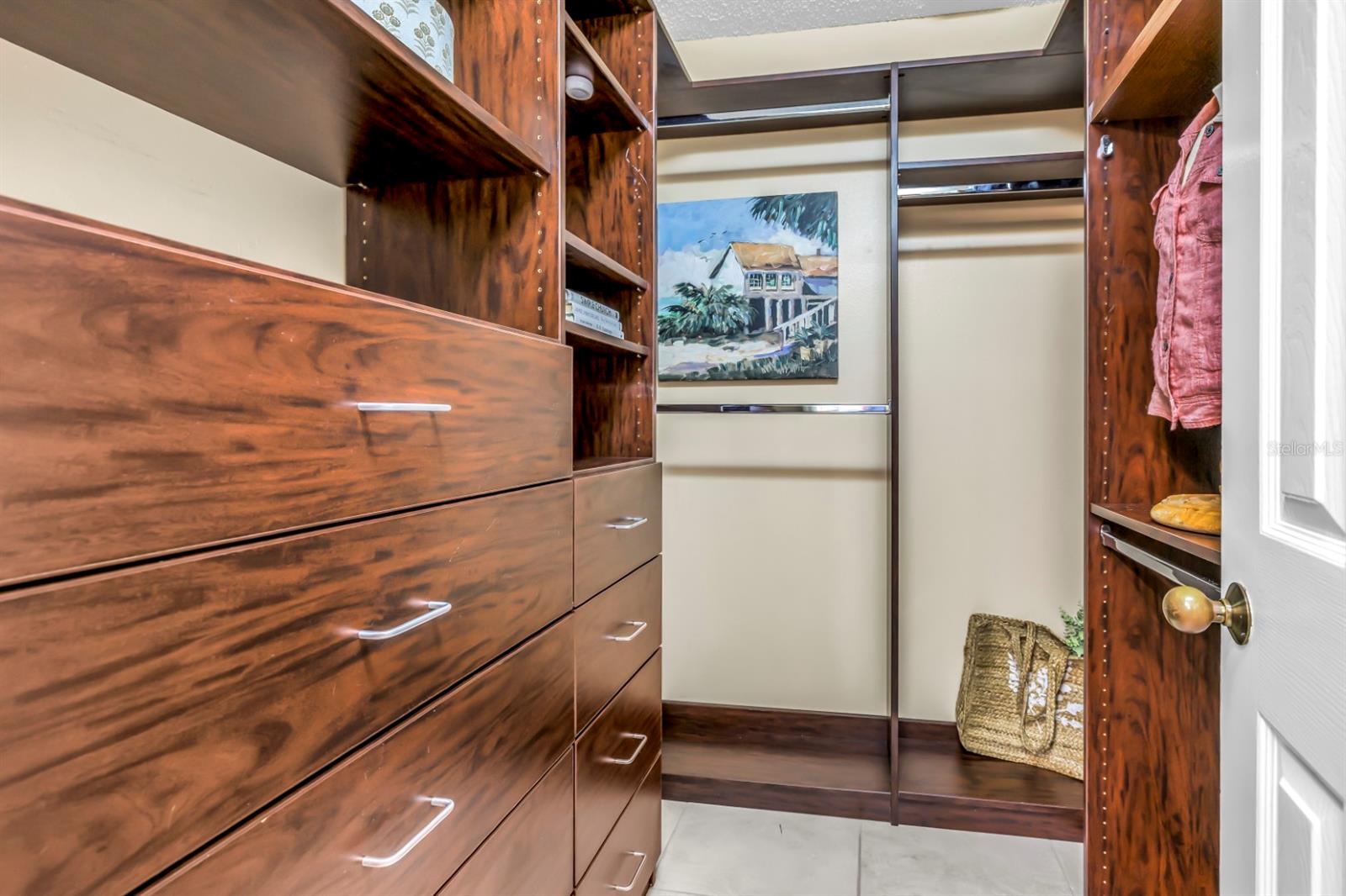 Walk-in Closet with Built-ins