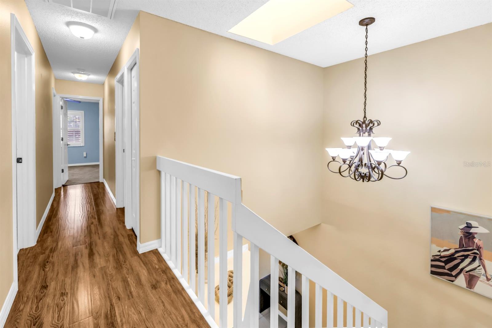 Open Staircase with Natural Light