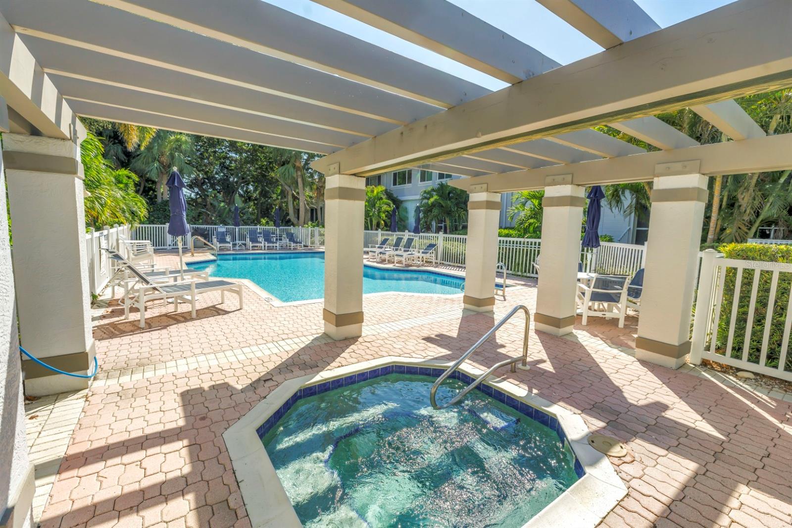 Step Outside to Your Pool, Spa and Grill