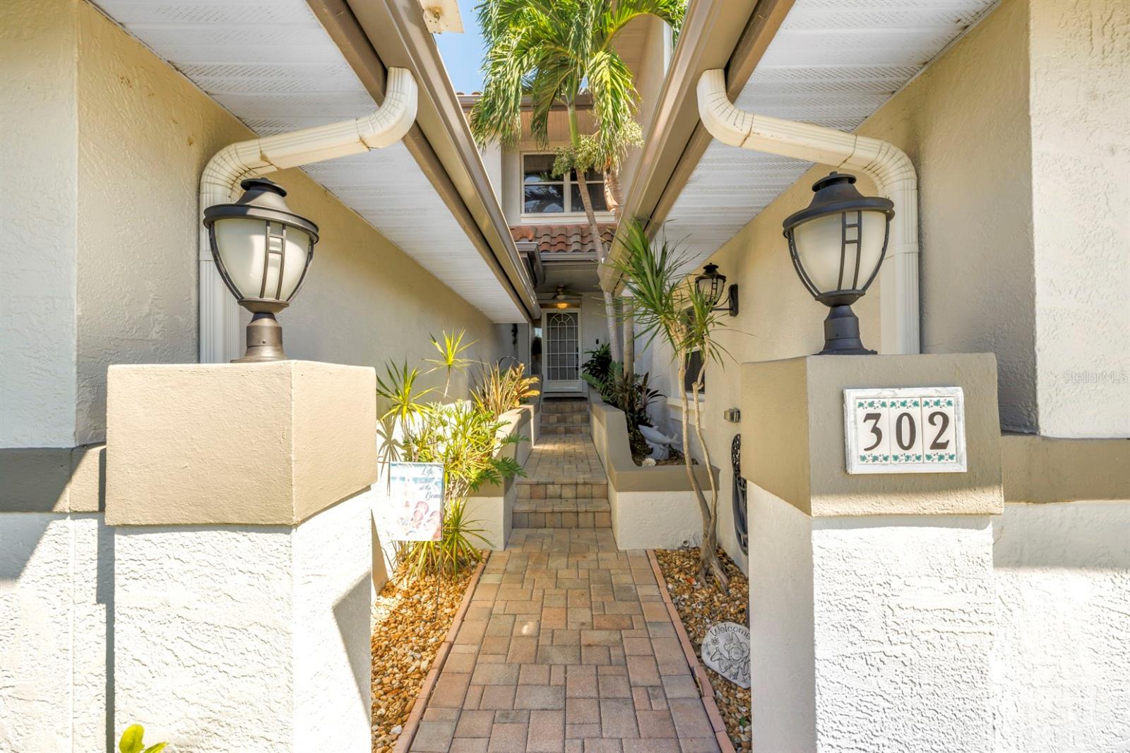 Private Landscaped Entrance