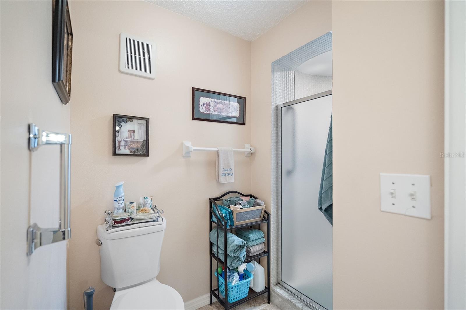 Private Water Closet & Walk In Shower