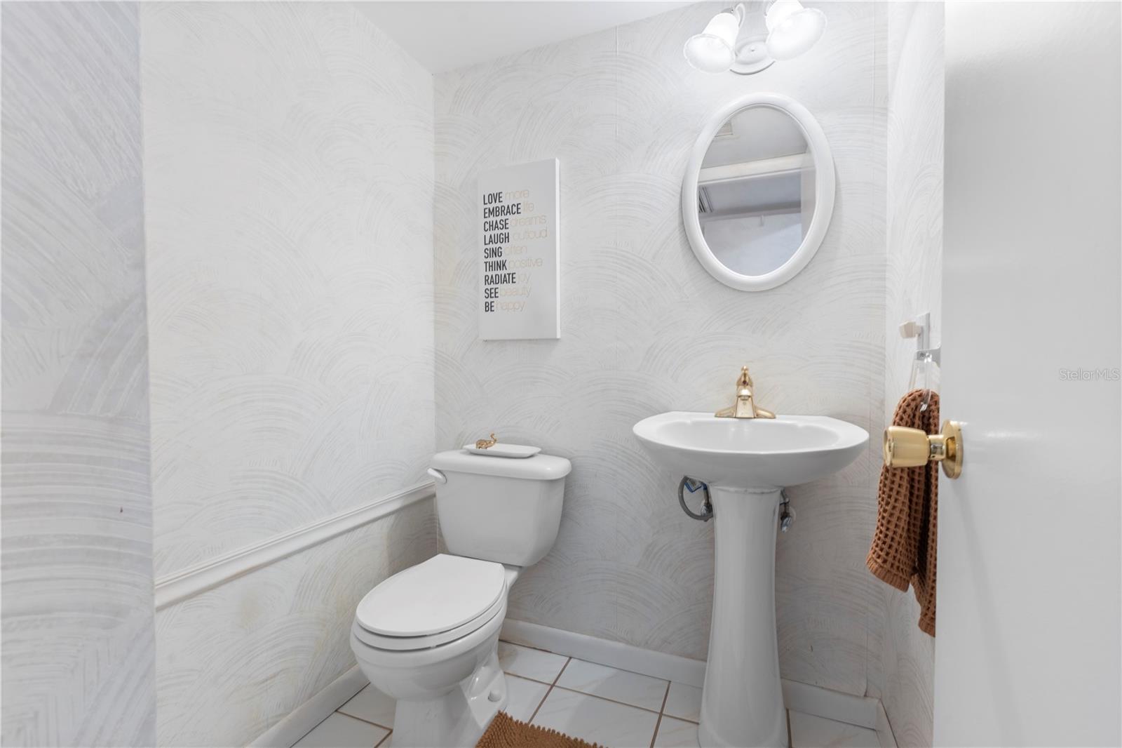 First Floor  1/2 Bath