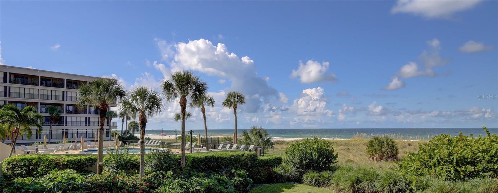 view from the balcony