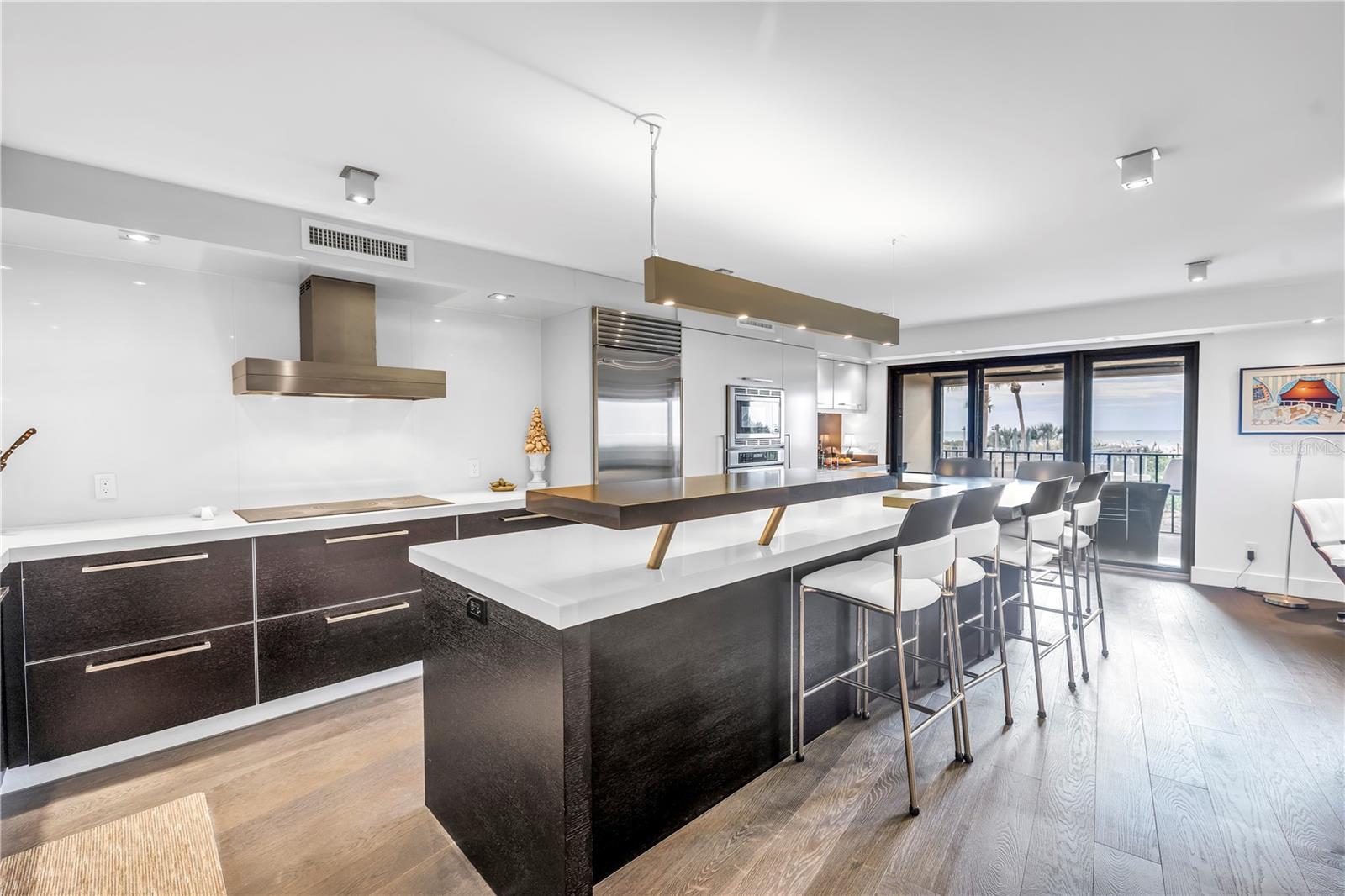 Sleek kitchen