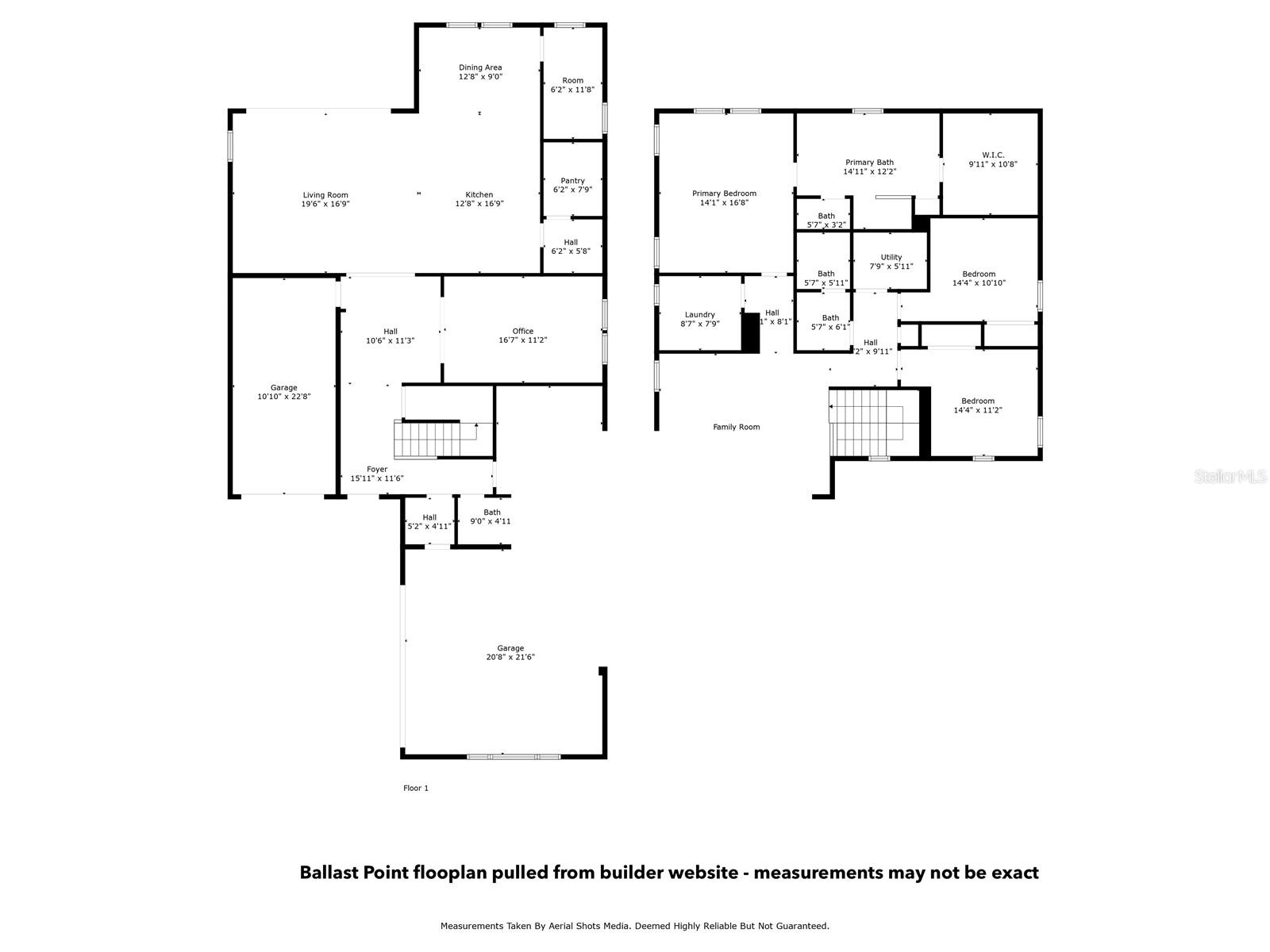 Floor Plan from Builder Site