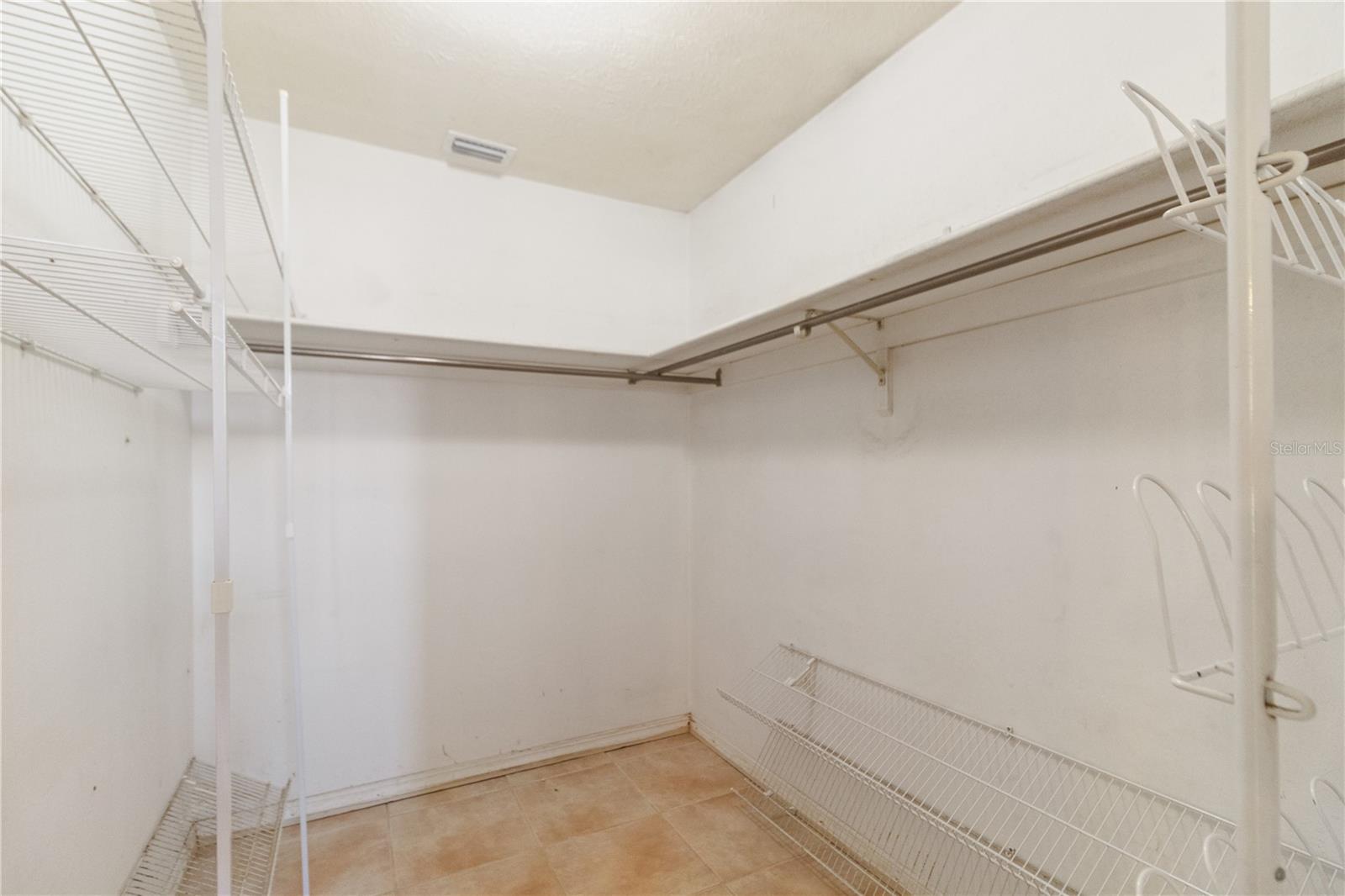 Master walk in closet