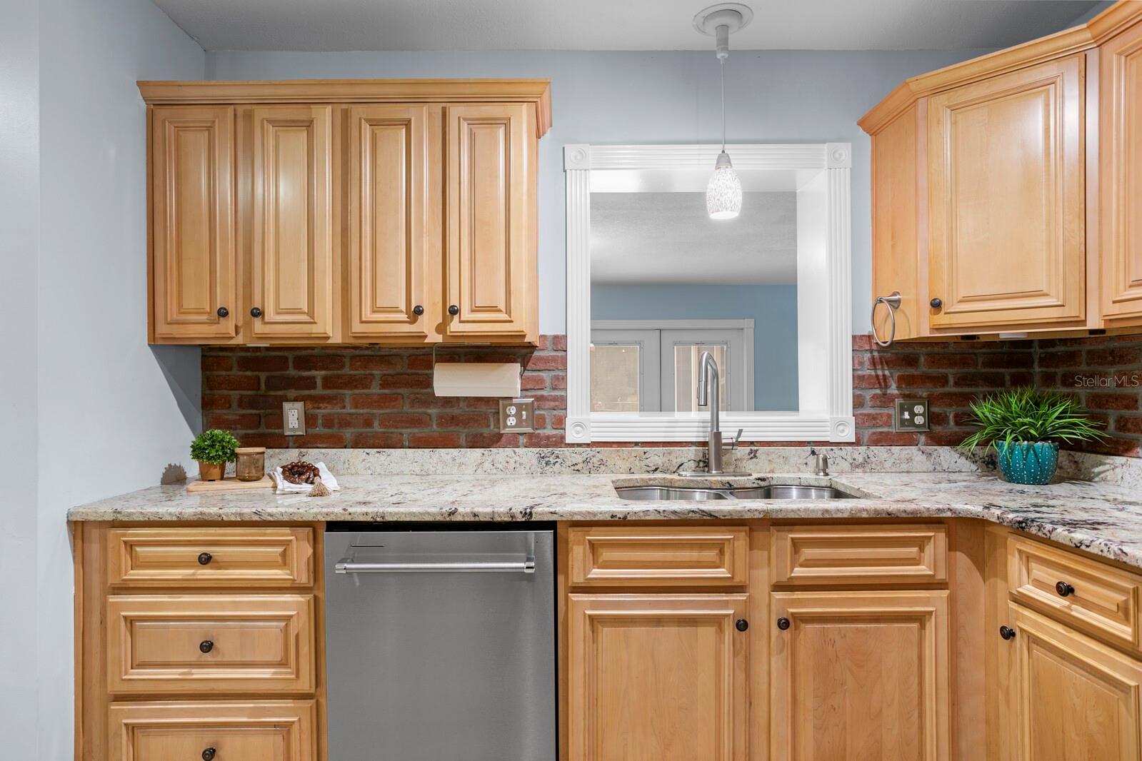 Plenty of cabinet storage in the kitchen