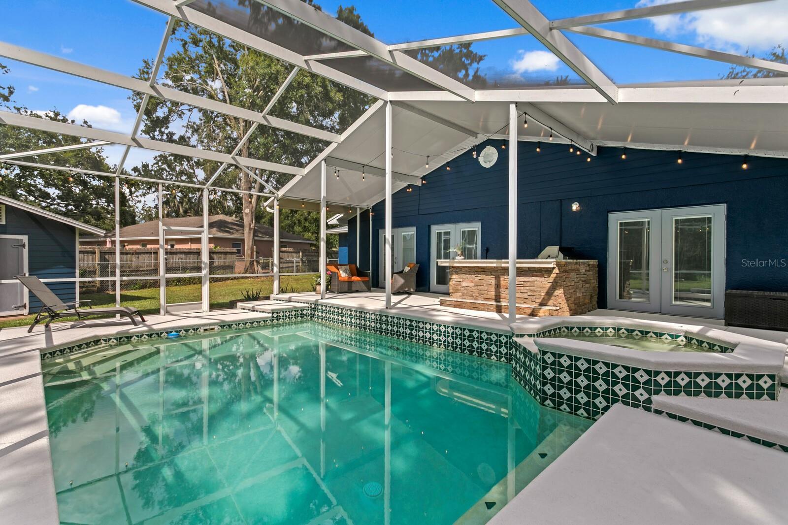 Great outdoor entertaining space