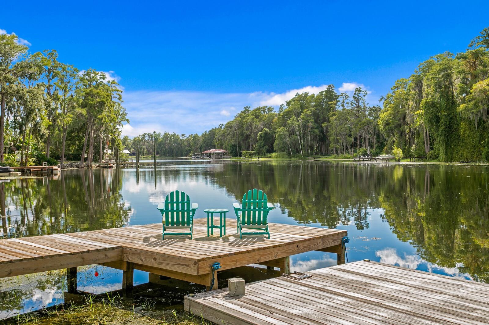 Imagine taking in these beautiful water views in your backyard