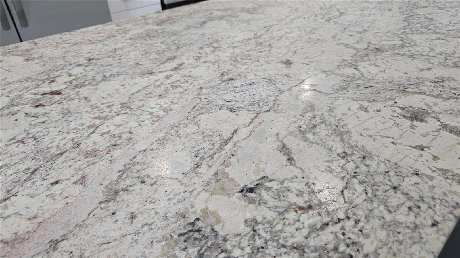 Granite countertops  with a leather finish