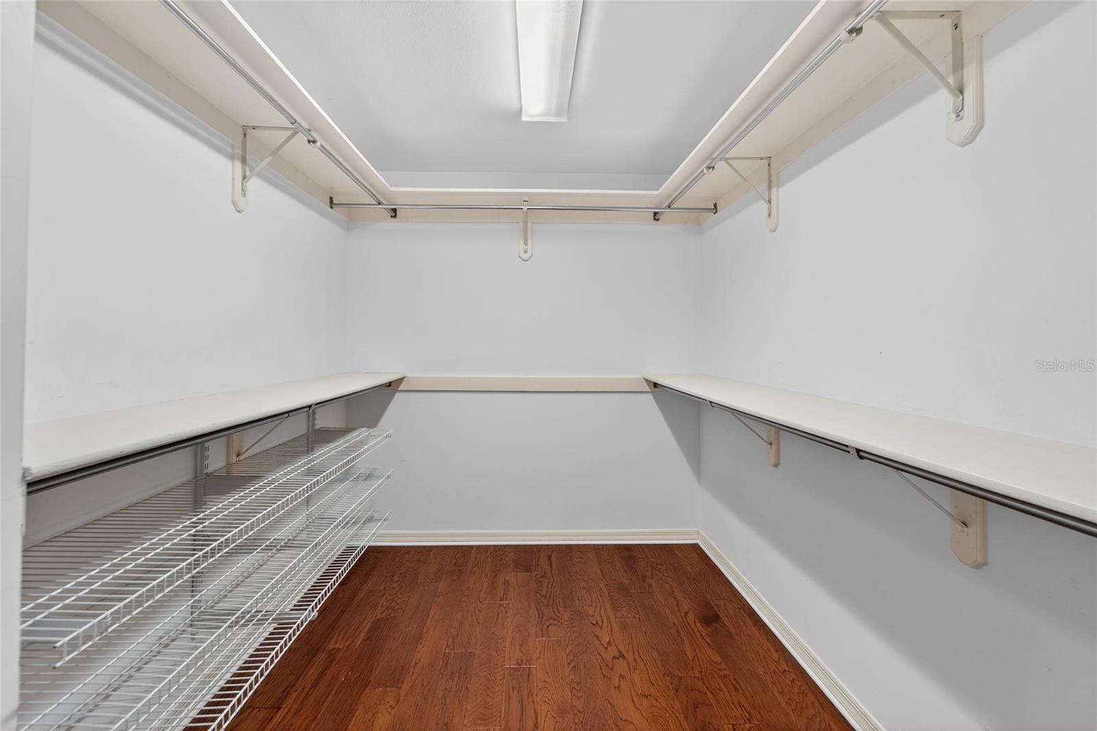 Primary walk in closet