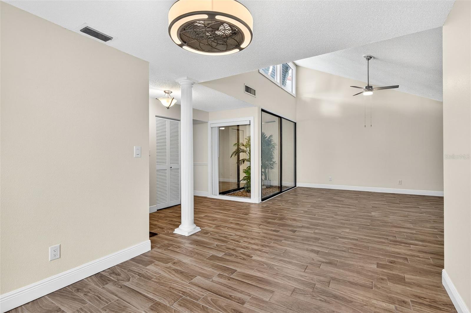 Dining Room Opens to Living Room