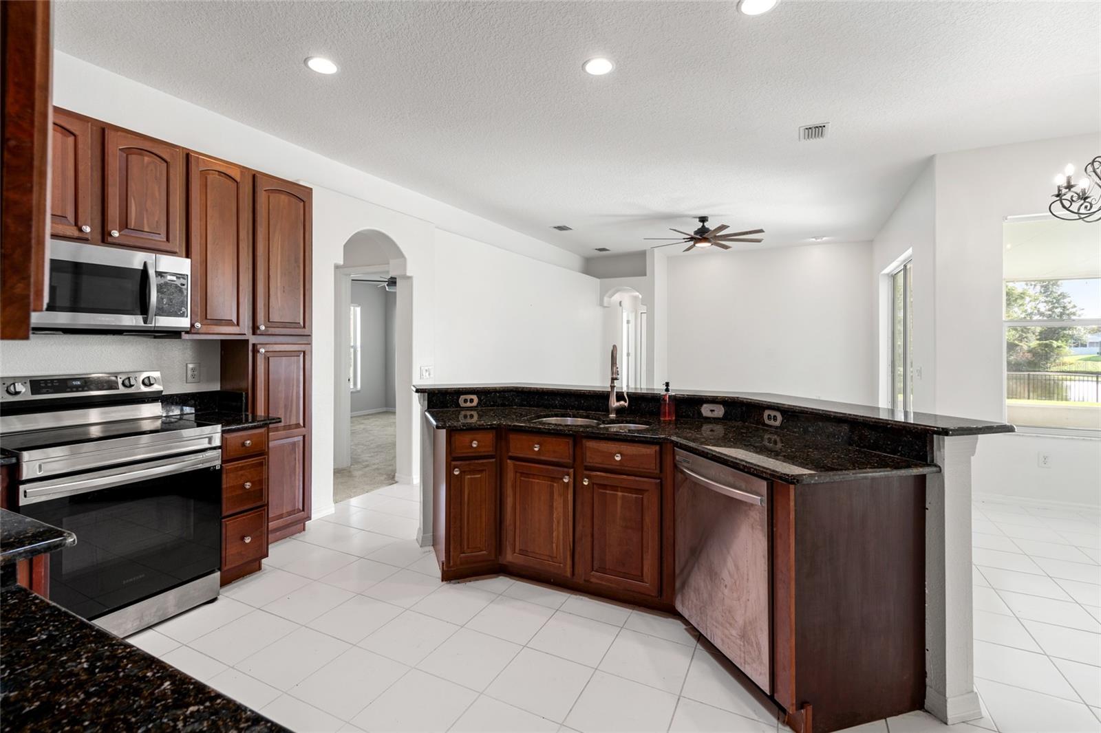 Kitchen Island in Kitchen