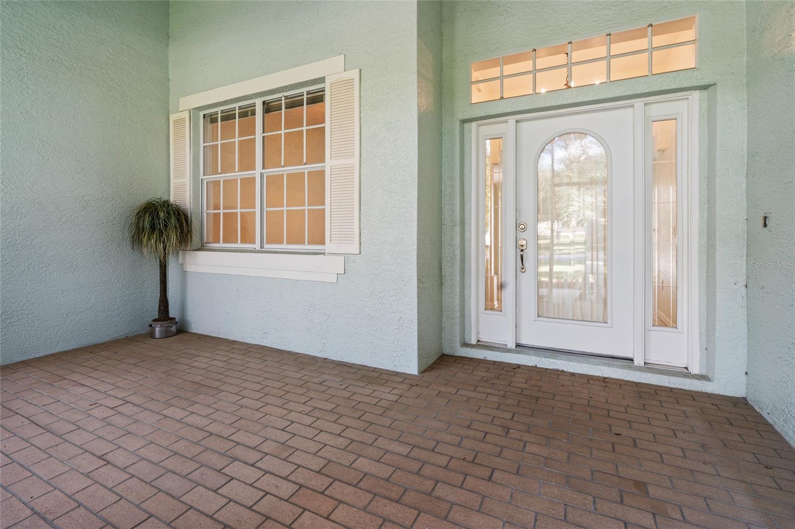 Inside Front Screened Porch & Entrance
