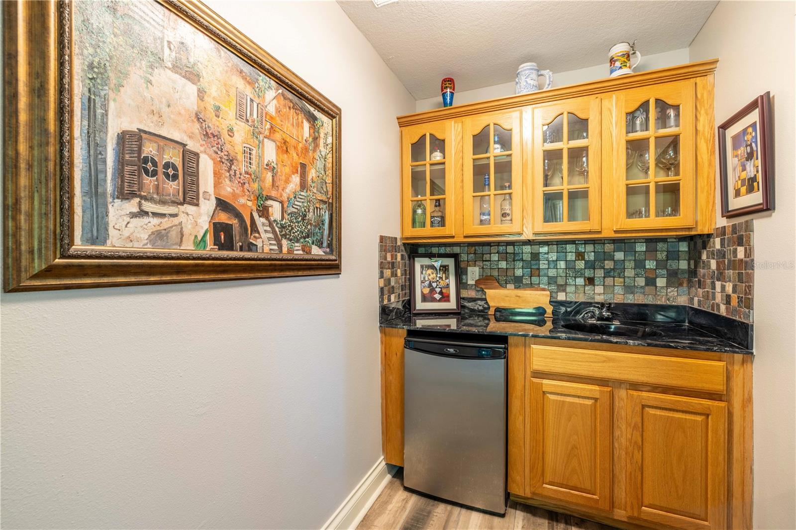 Kitchen area off family room