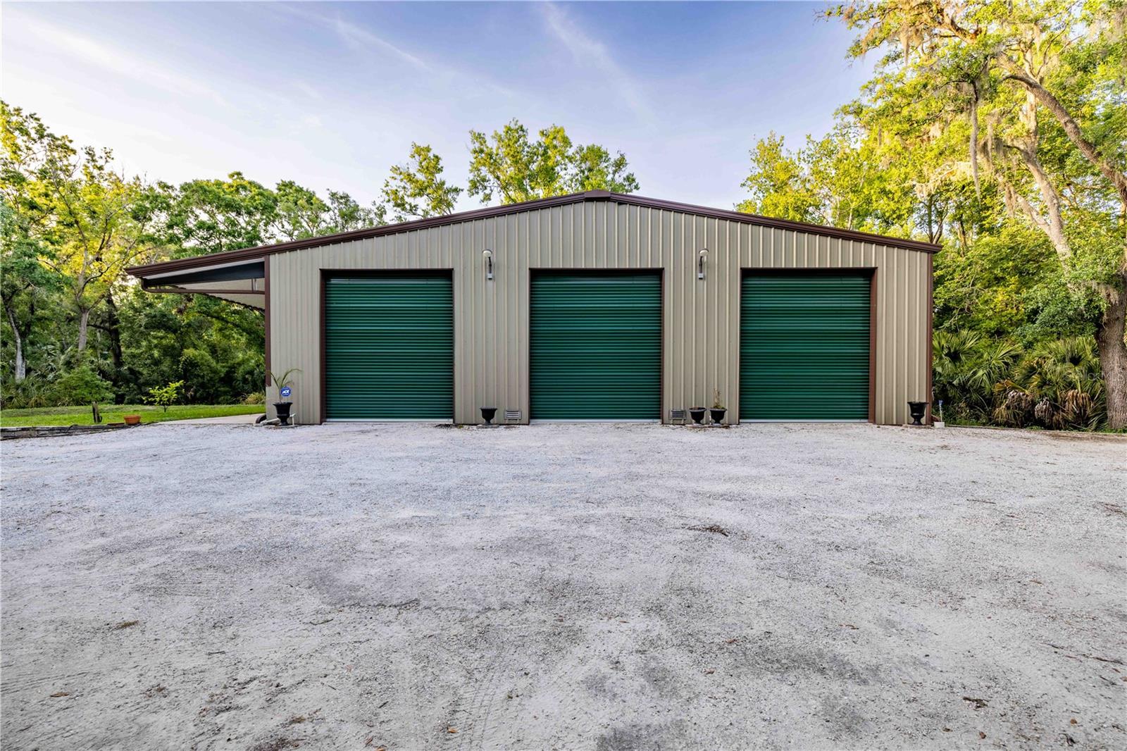 Huge steel building