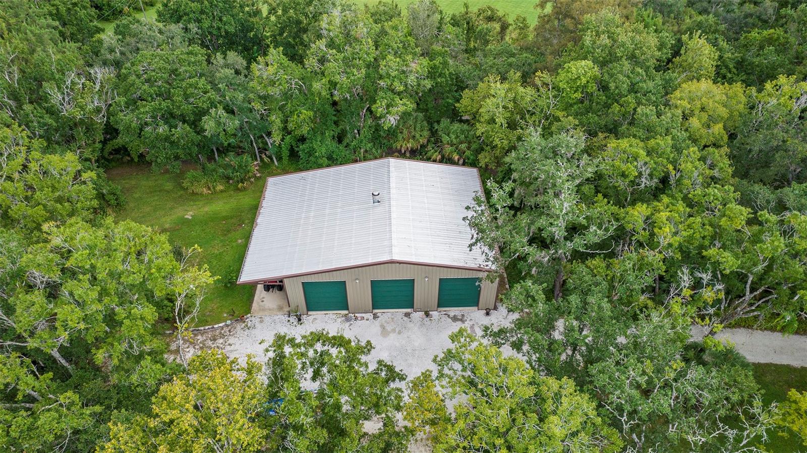 Aerial of building