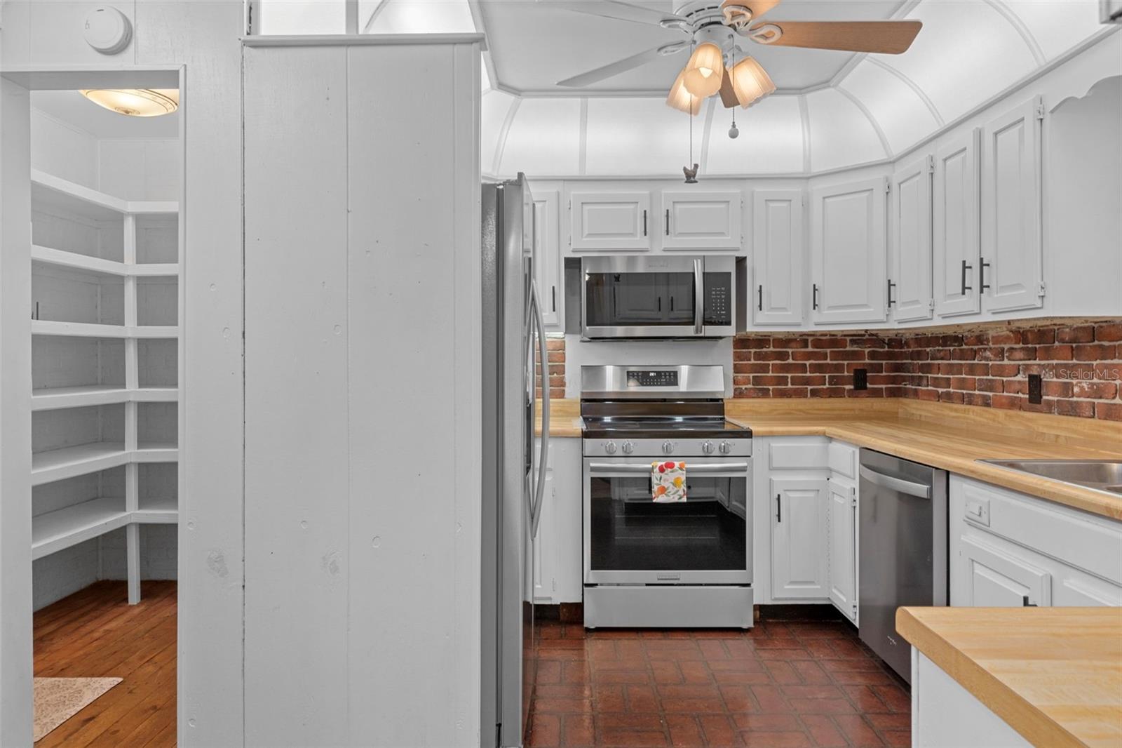 Kitchen and pantry-walk in with automatic lights