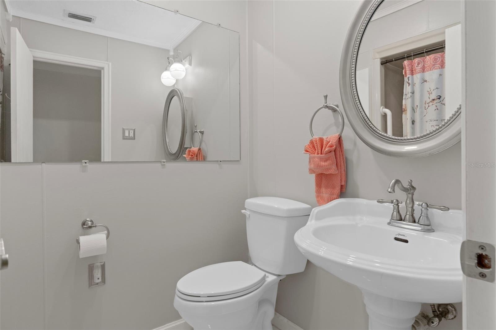Upstairs shower bath