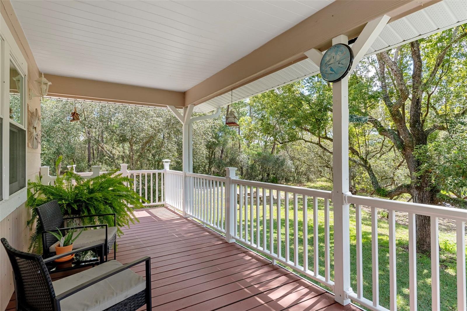 Balcony under the oaks-you're going to love it!