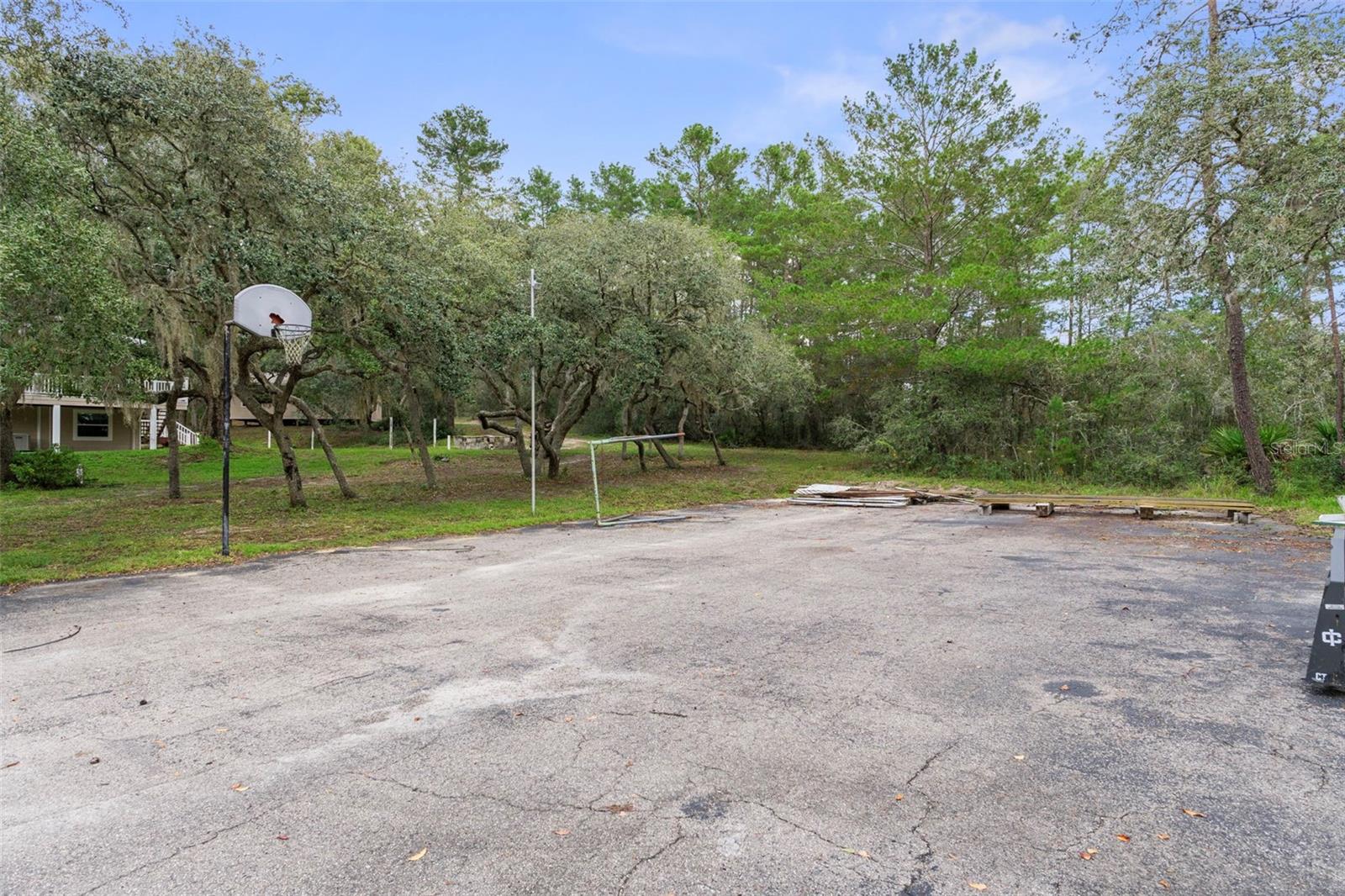 Perfect to park an RV, toys, play tennis......