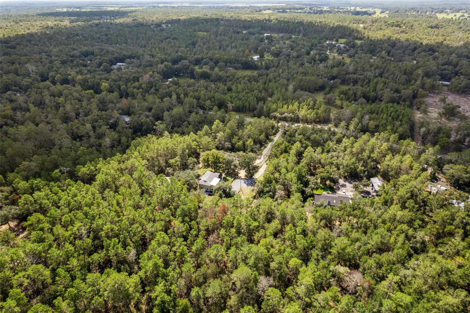 Looking south over the Brooksville hills
