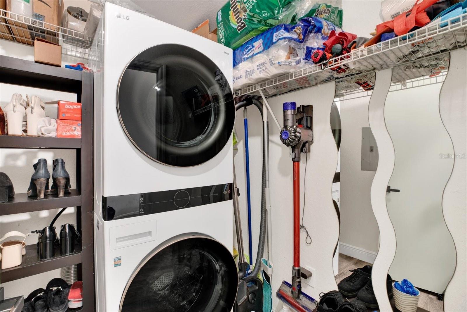 Laundry room and closet