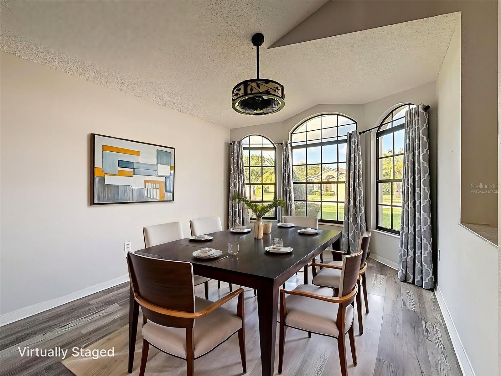 Virtually Staged Dining Room