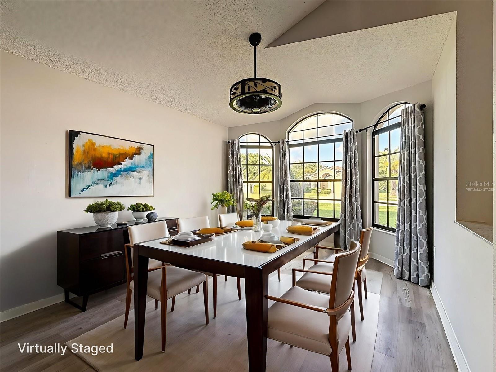 Virtually Staged Dining Room